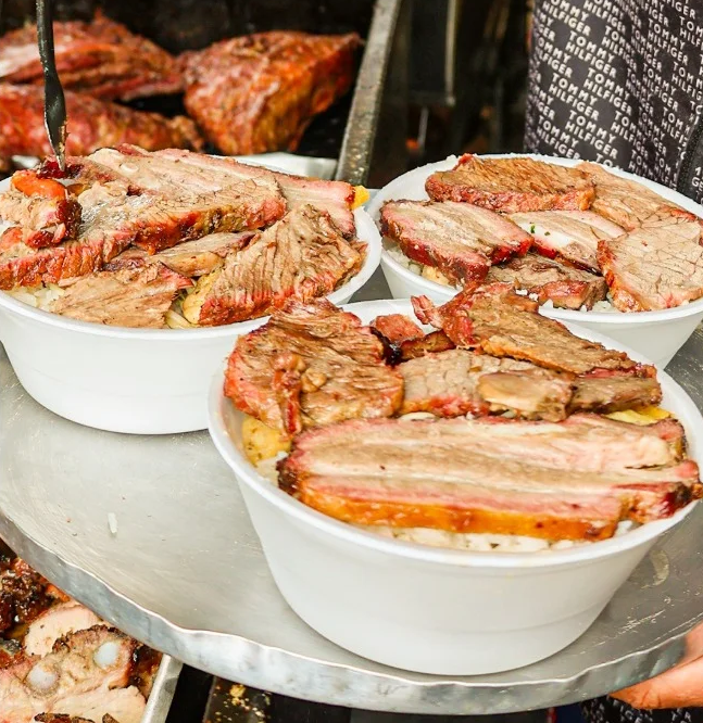 Kit Família 3 Marmitex Grande com Churrasco